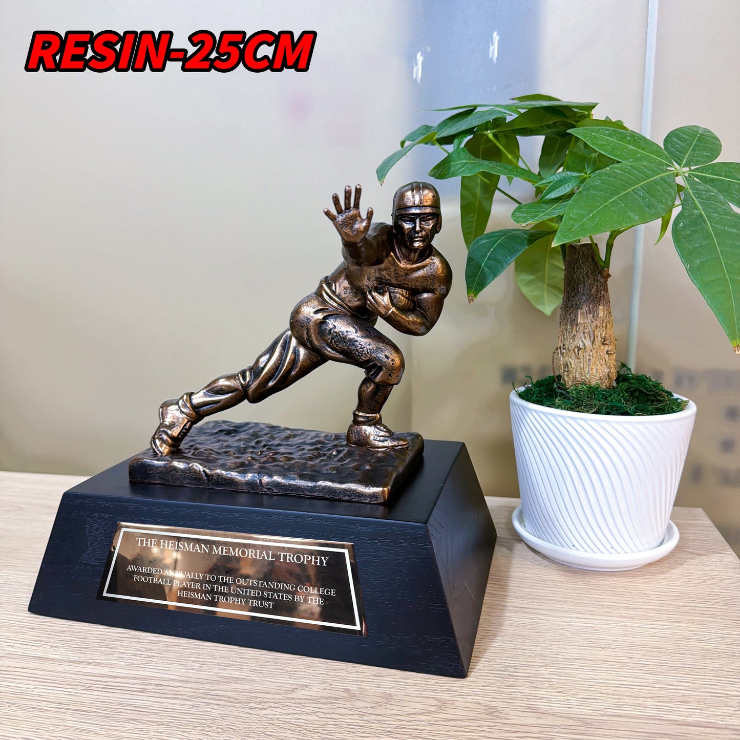 [Resin Version ]NCAA Heisman Trophy 2 Sizes Support Customization