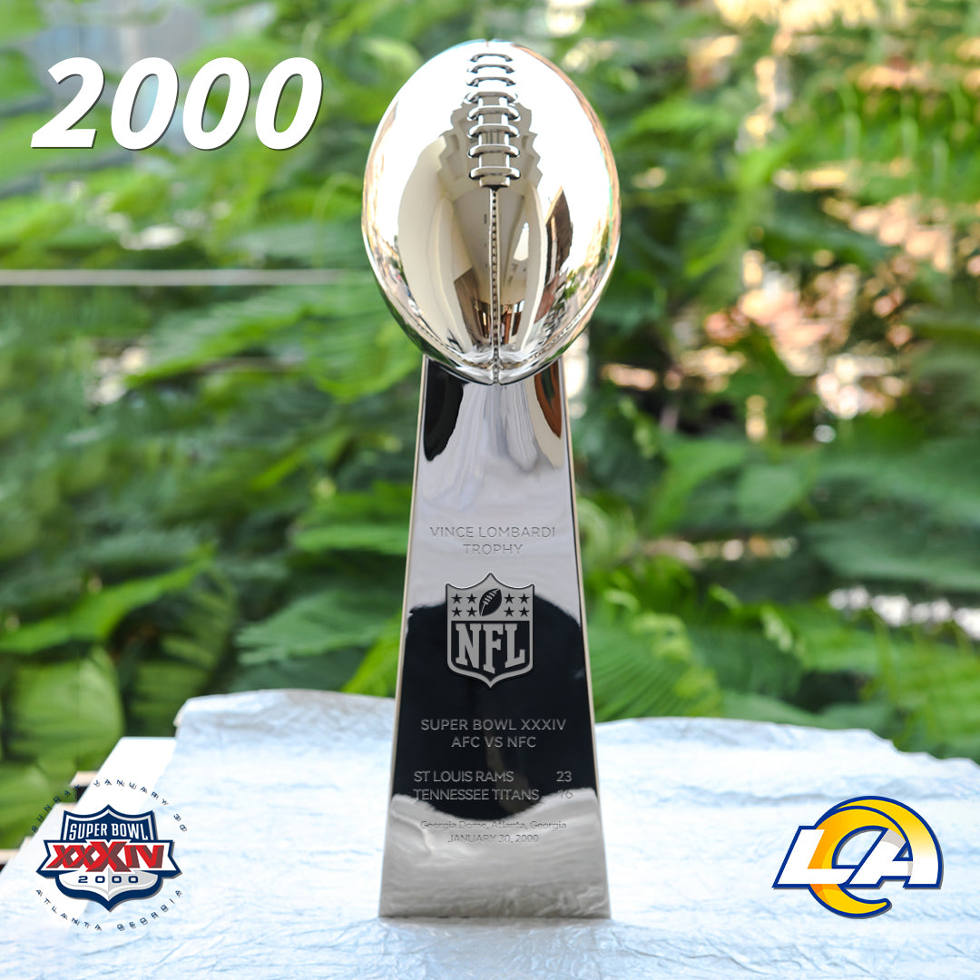 [NFL]2000 Vince Lombardi Trophy, Super Bowl 34, XXXIV St. Louis Rams