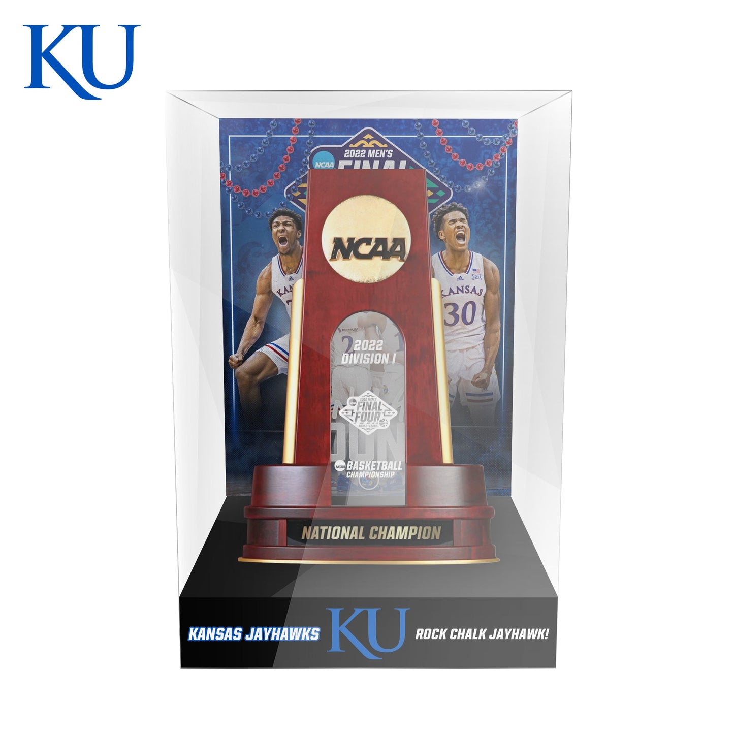 2008-2024 NCAA Basketball With Acrylic Case 12cm/4.7in height