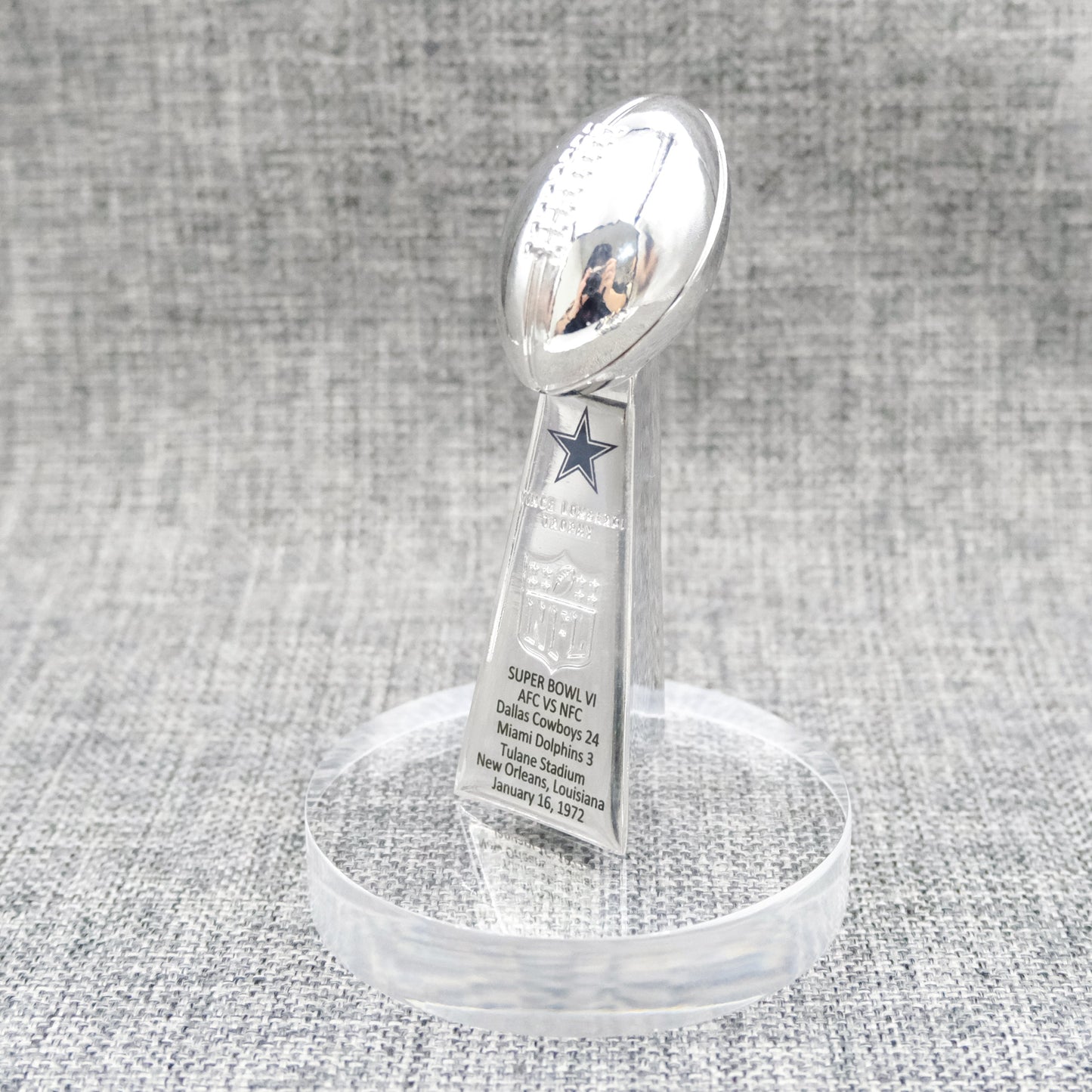 Dallas Cowboys Super Bowl Trophy Team Logo