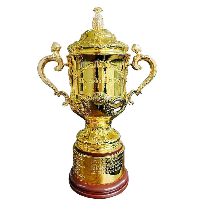 [Resin Version] 2023 Version The Webb Ellis Cup Rugby World Cup Champions Trophy Resin 38cm(Metal Handle)