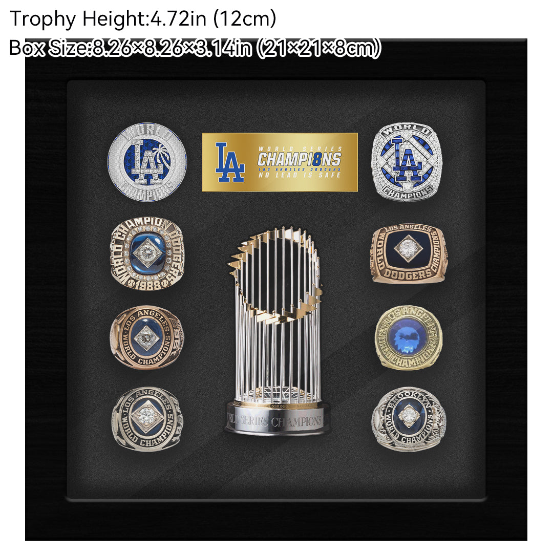 Los Angeles Dodgers MLB Trophy And Ring Box