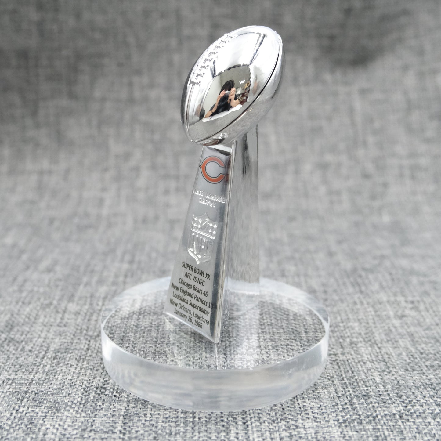 Chicago Bears Super Bowl Trophy Team Logo