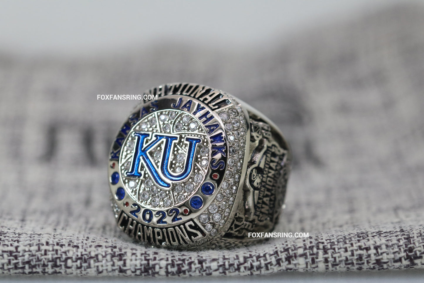 Fans Edition 2022 Kansas Jayhawks Basketball National Championship Ring - Premium Series