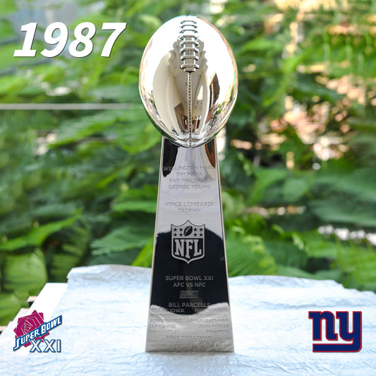 [NFL]1987 Vince Lombardi Trophy, Super Bowl 21, XXI New York Giants