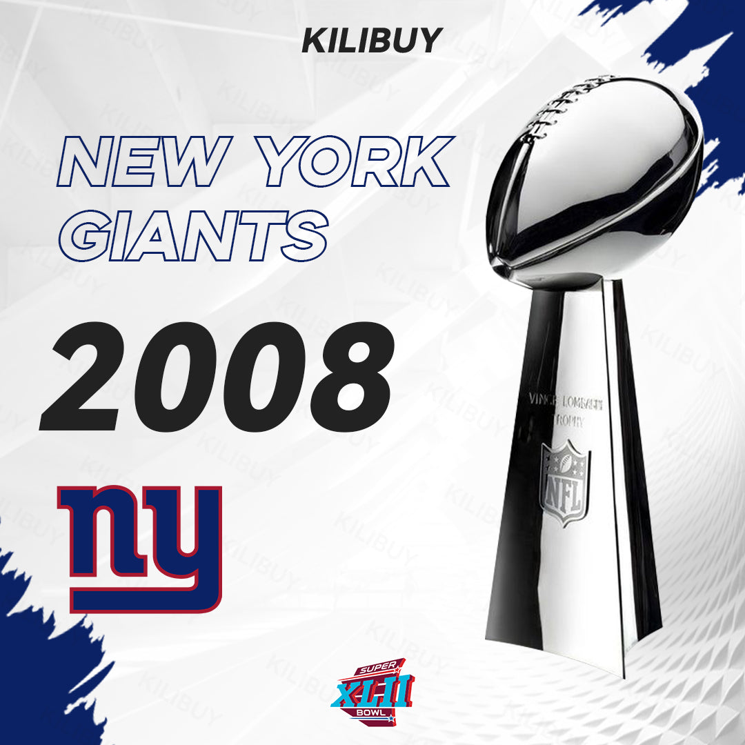 [NFL]2008 Vince Lombardi Trophy, Super Bowl 42, XLII New York Giants