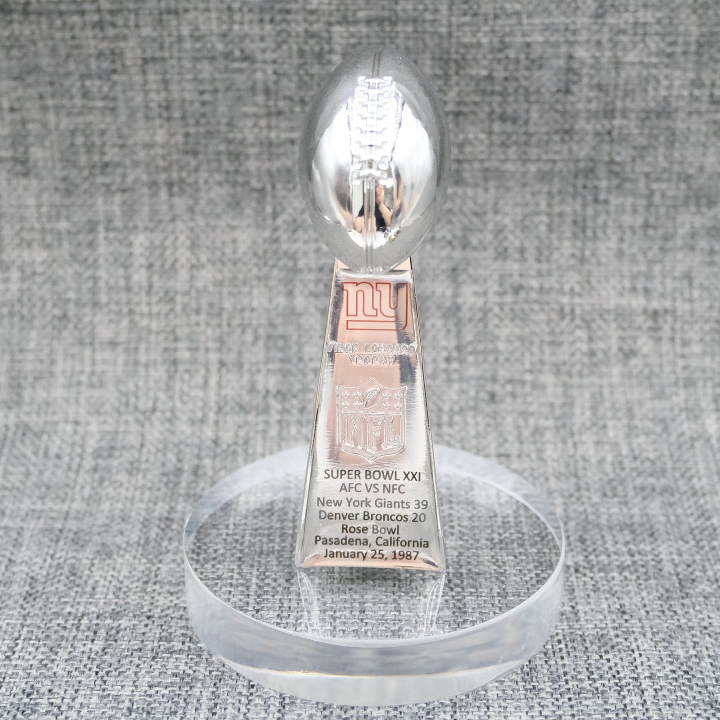 New York Giants Super Bowl Trophy Team Logo