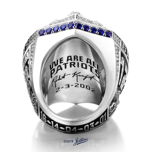 2018 New England Patriots Super Bowl LIII Championship Ring