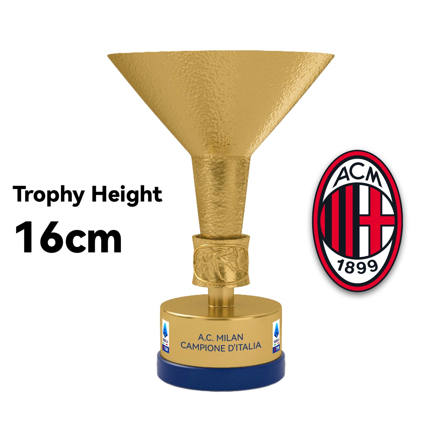 Italian Serie A The Scudetto Trophy(Indicate what ribbon you want)