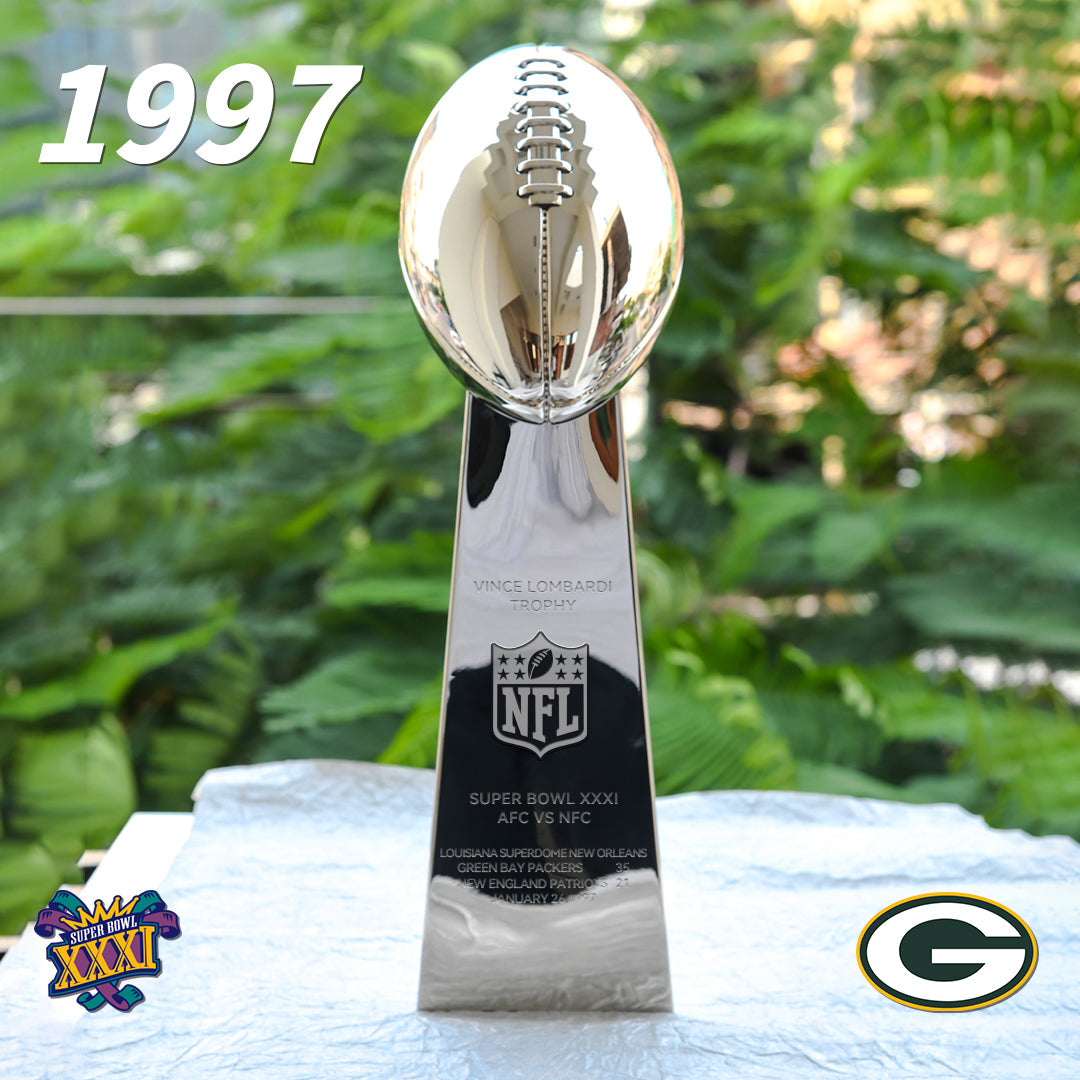 [NFL]1997 Vince Lombardi Trophy, Super Bowl 31, XXXI Green Bay Packers