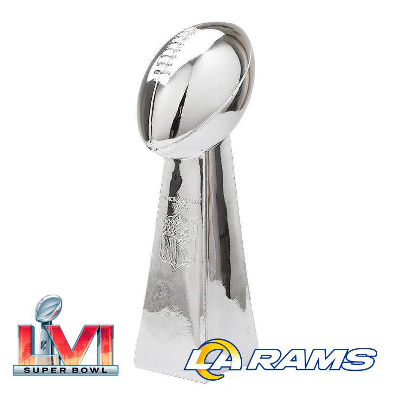 [NFL]2022 Vince Lombardi Trophy, Super Bowl 56, LVI  Los Angeles Rams