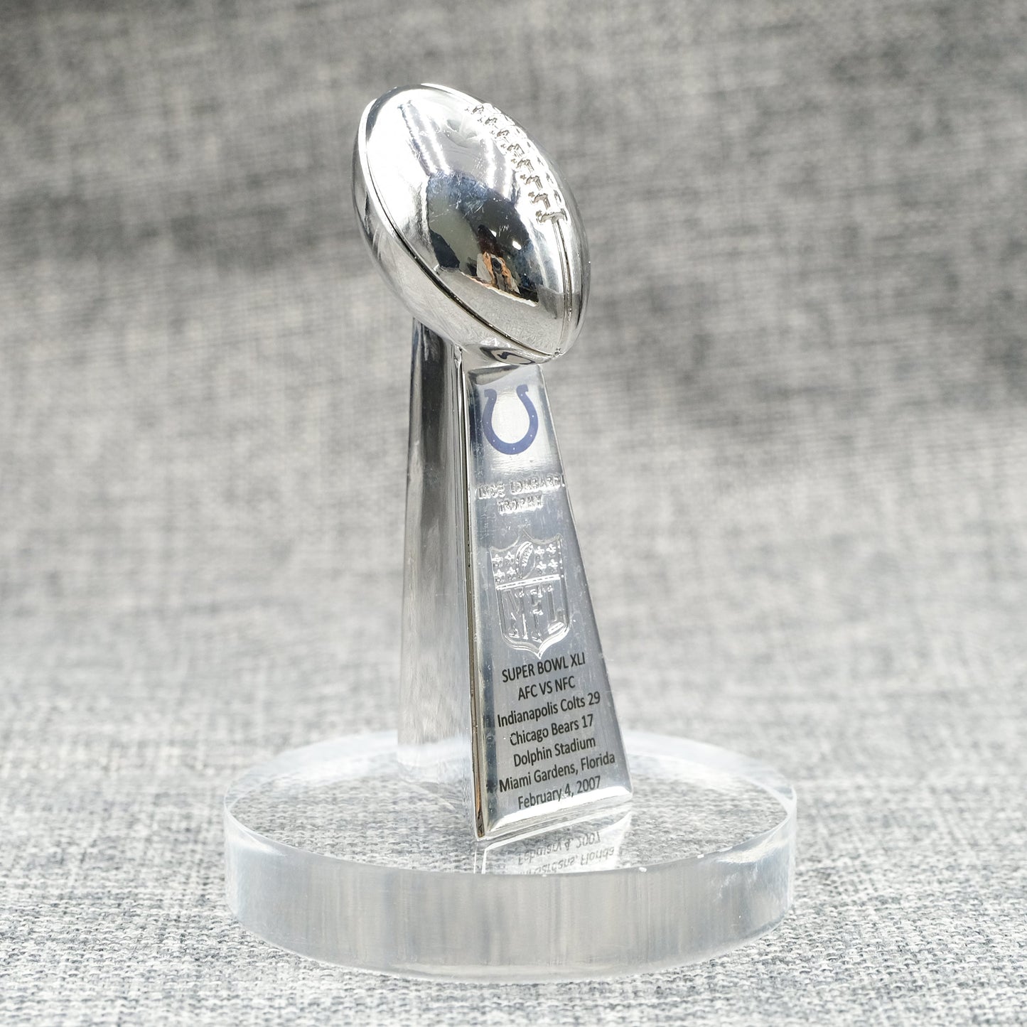 Indianapolis Colts Super Bowl Trophy Team Logo