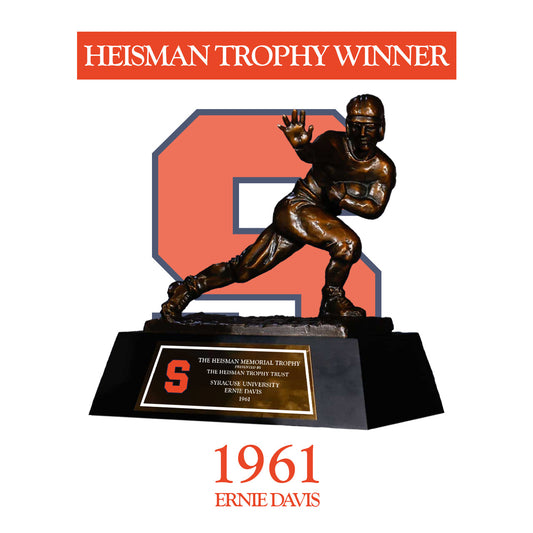 Syracuse 1961 Ernie Davis NCAA Heisman Trophy