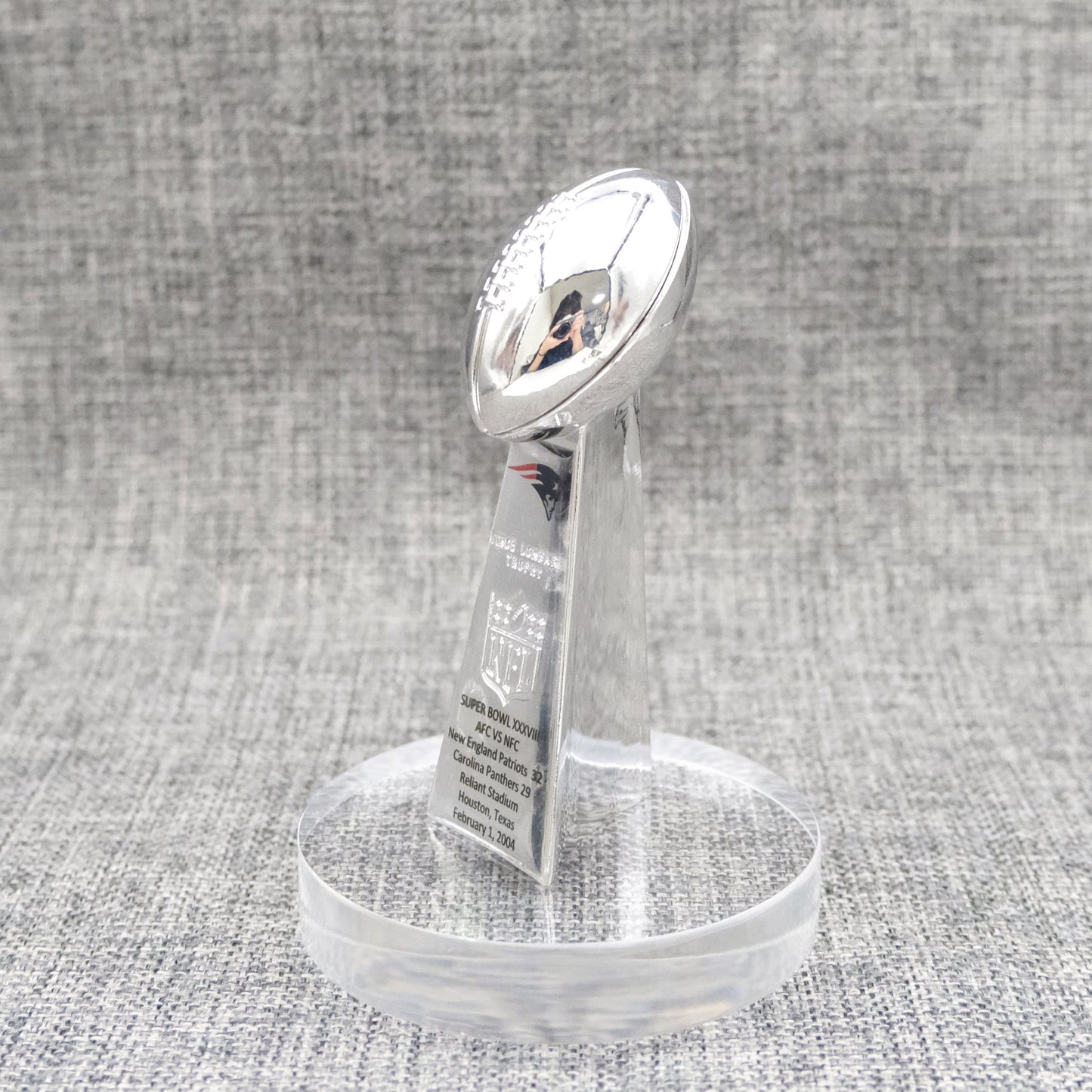 New England Patriots Super Bowl Trophy Team Logo