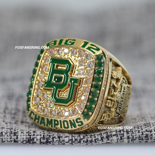 Fans-Edition 2022 Baylor Bears Football Big 12 Allstate Championship Ring - Premium Series