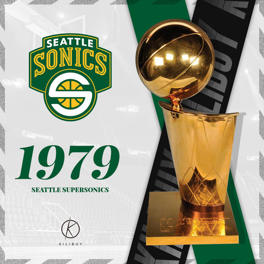 [NBA] 1979 Larry O'Brien NBA Championship Trophy,Seattle SuperSonics