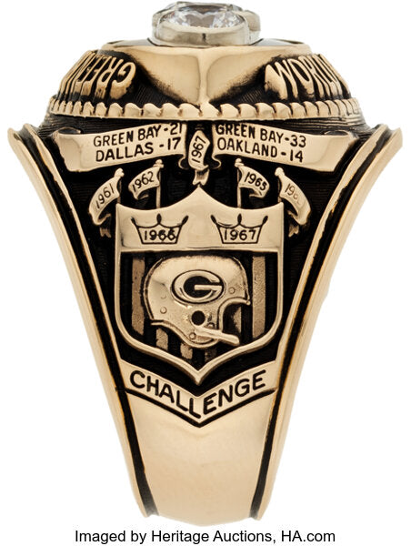 1967 Green Bay Packers Super Bowl Championship Ring