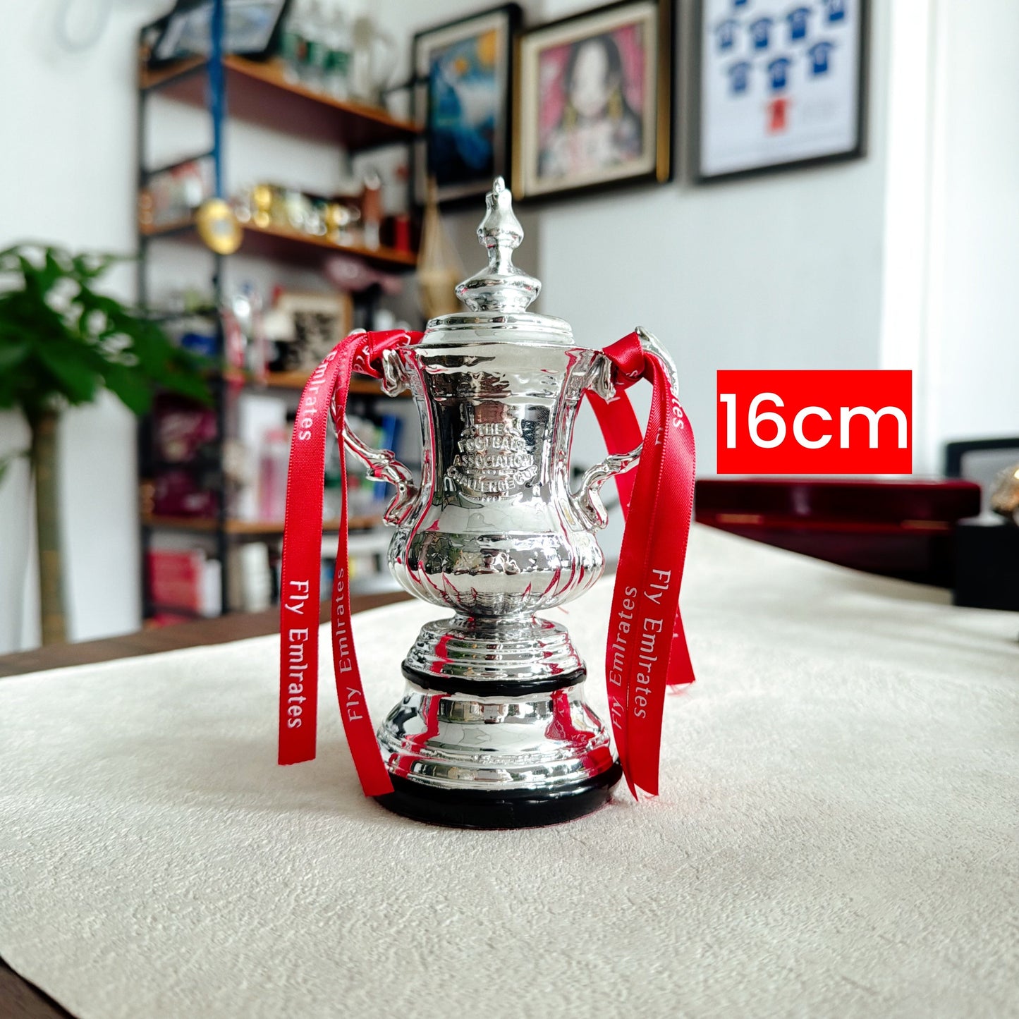 FA Cup Trophy(Indicate what ribbon you want)