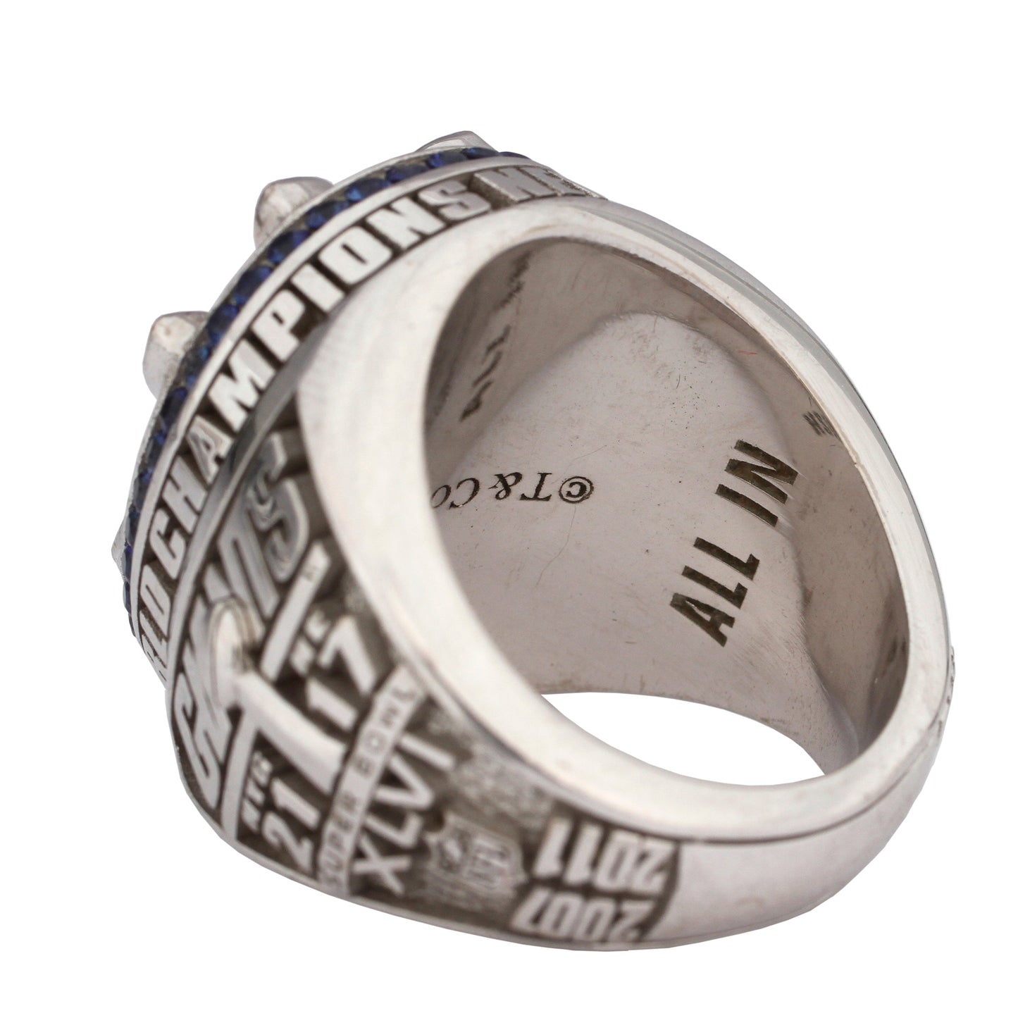 2011 New York Giants Super Bowl Championship Ring