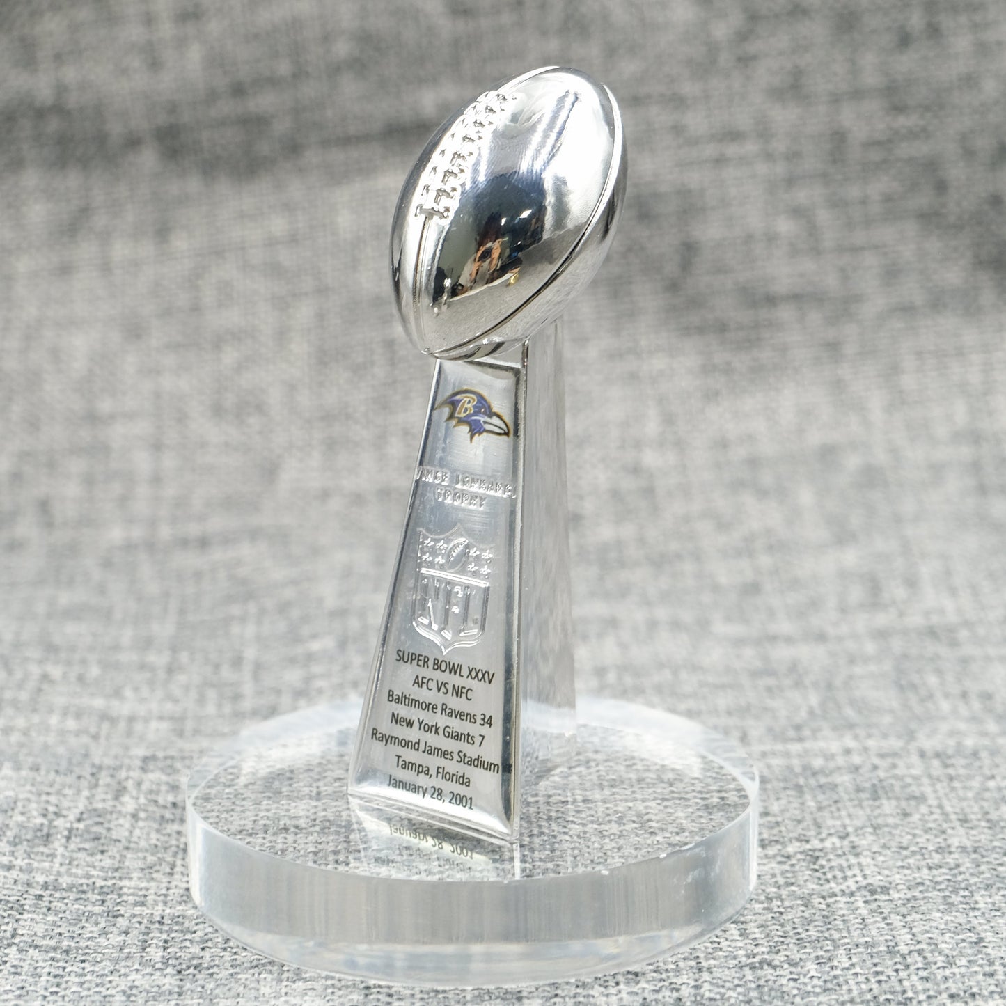 Baltimore Ravens Super Bowl Trophy Team Logo