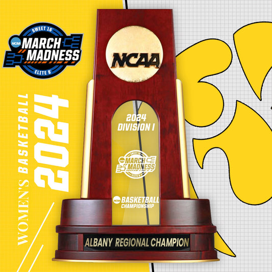 2024 NCAA Division I Women's Basketball  ALBANY REGIONAL  Championship Trophy(Iowa Hawkeyes women's basketball)