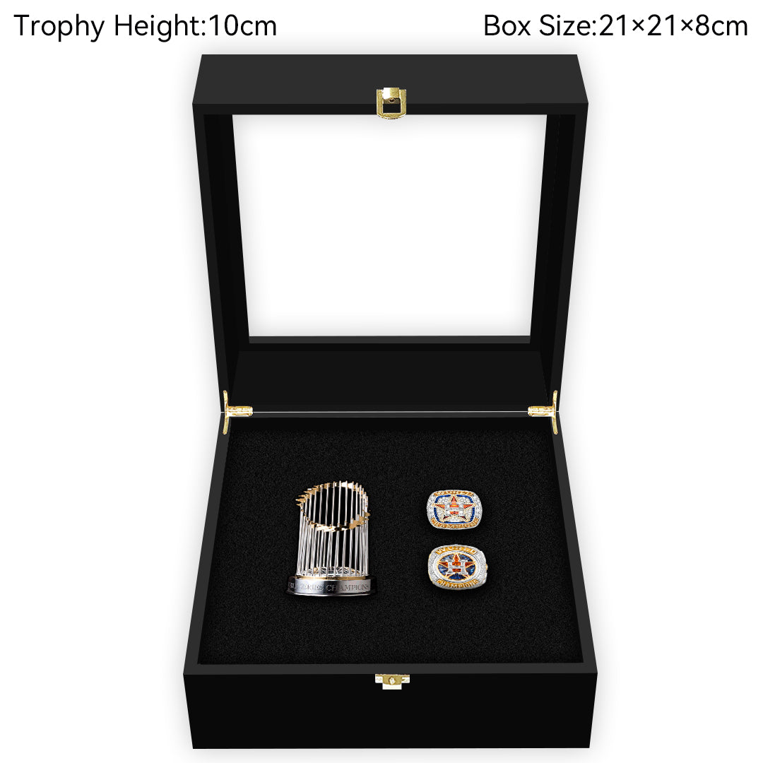 Houston Astros MLB Trophy And Ring Box