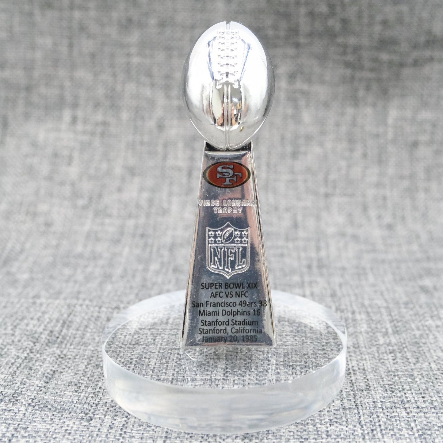 San Francisco 49ers Super Bowl Trophy Team Logo