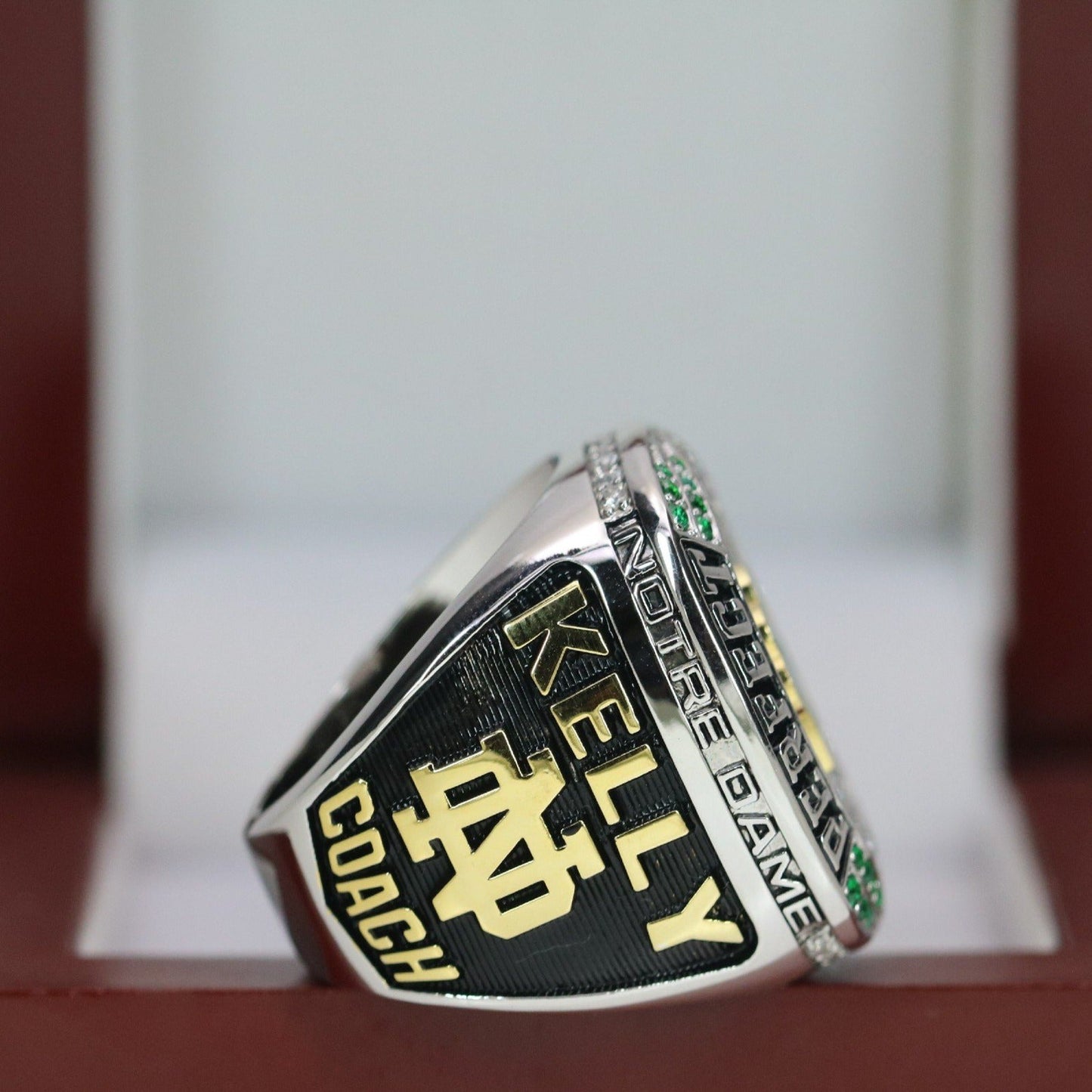 2018 Notre Dame Fighting Irish Perfect Season Commemoration Ring - Premium Series