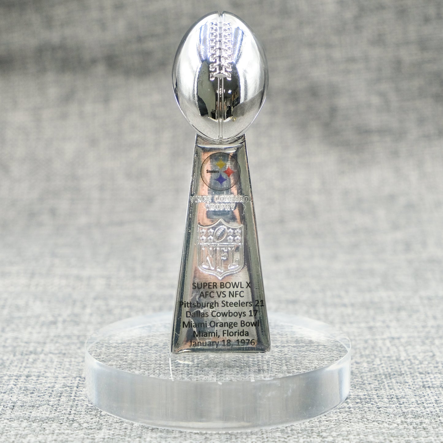 Pittsburgh Steelers Super Bowl Trophy Team Logo