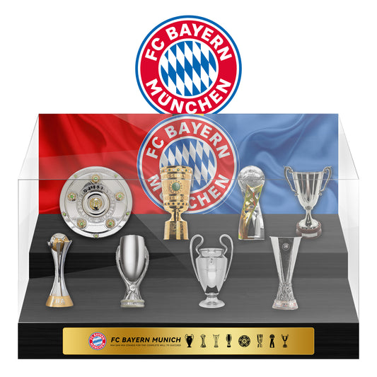 FC Bayern Football Championship Trophy Display Case