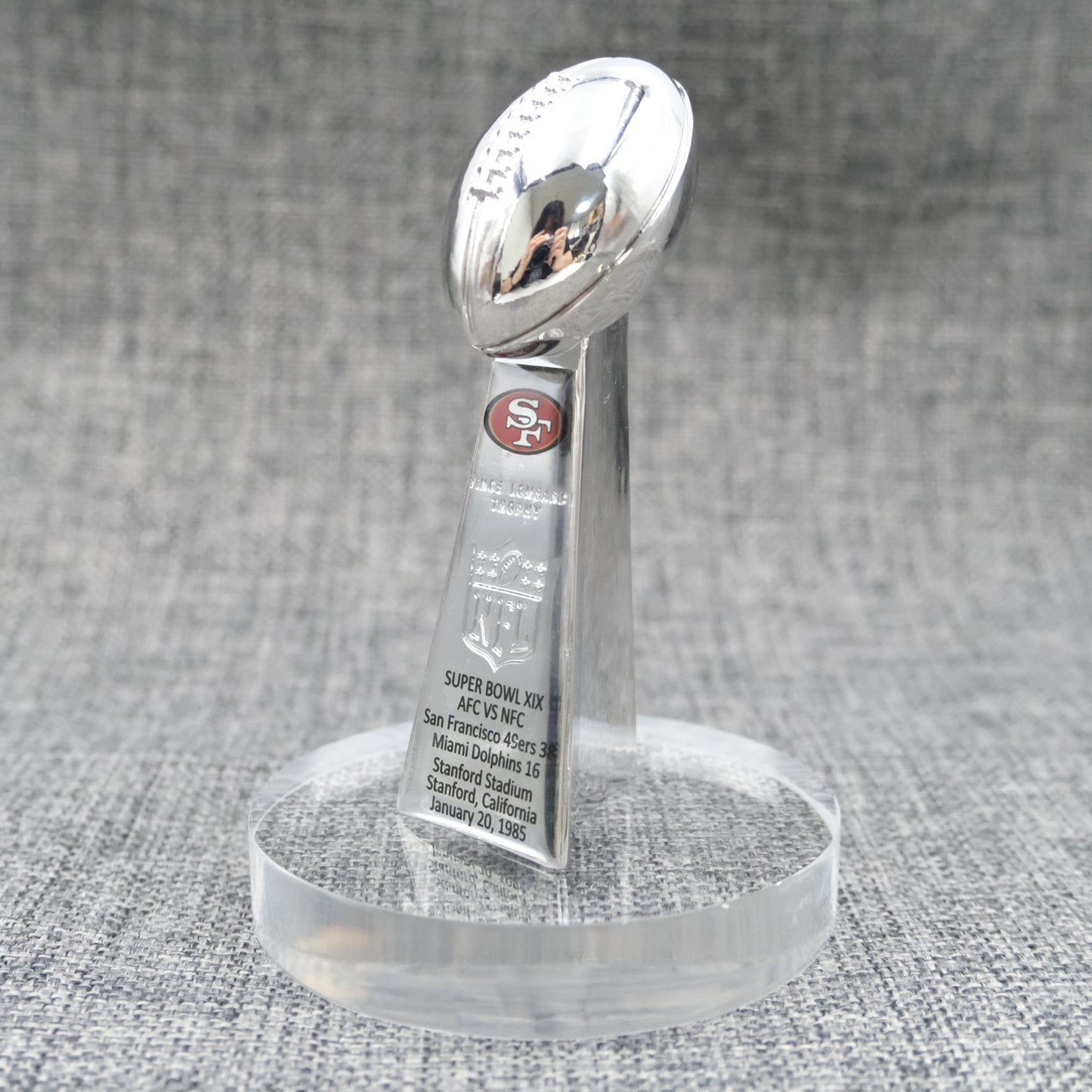 San Francisco 49ers Super Bowl Trophy Team Logo