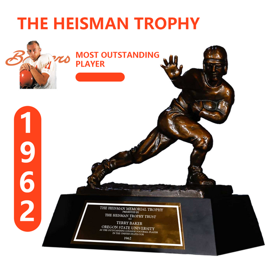 1962 Oregon State Beavers Terry Baker NCAA Heisman Trophy