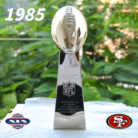 [NFL]1985 Vince Lombardi Trophy, Super Bowl 19, XIX San Francisco 49ers