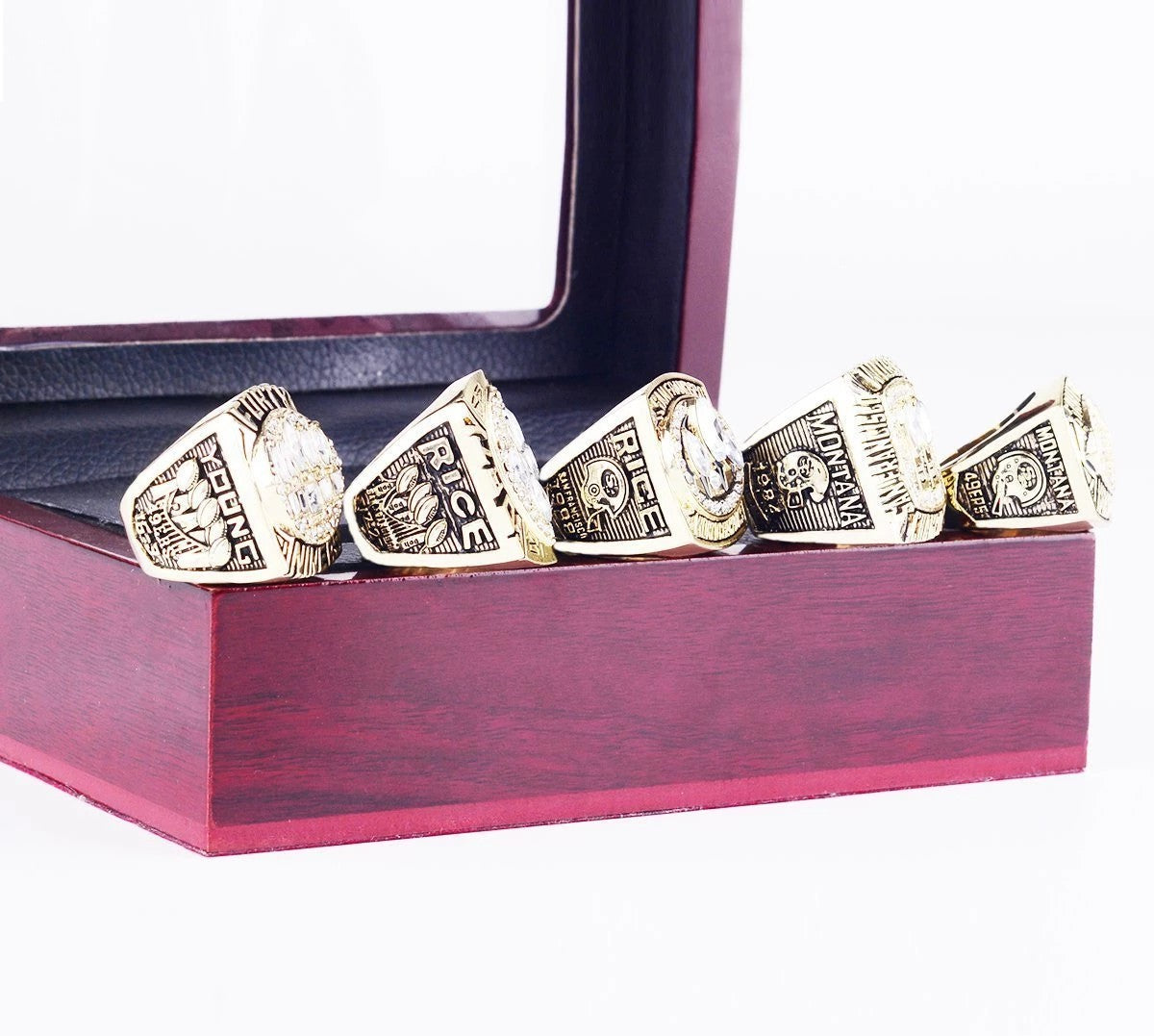 1981-1994 San Francisco 49ers Super Bowl Championship Rings Set