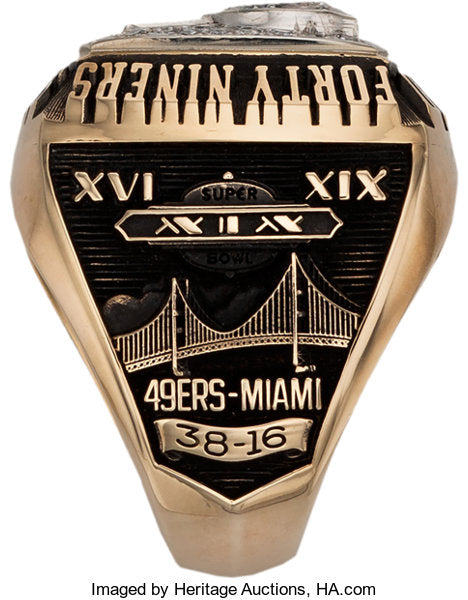 1984 San Francisco 49ers Super Bowl Championship Ring