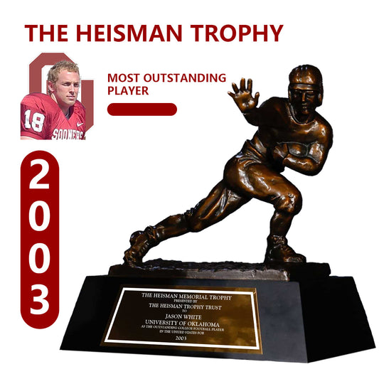 2003 Oklahoma Sooners Jason White  NCAA Heisman Trophy
