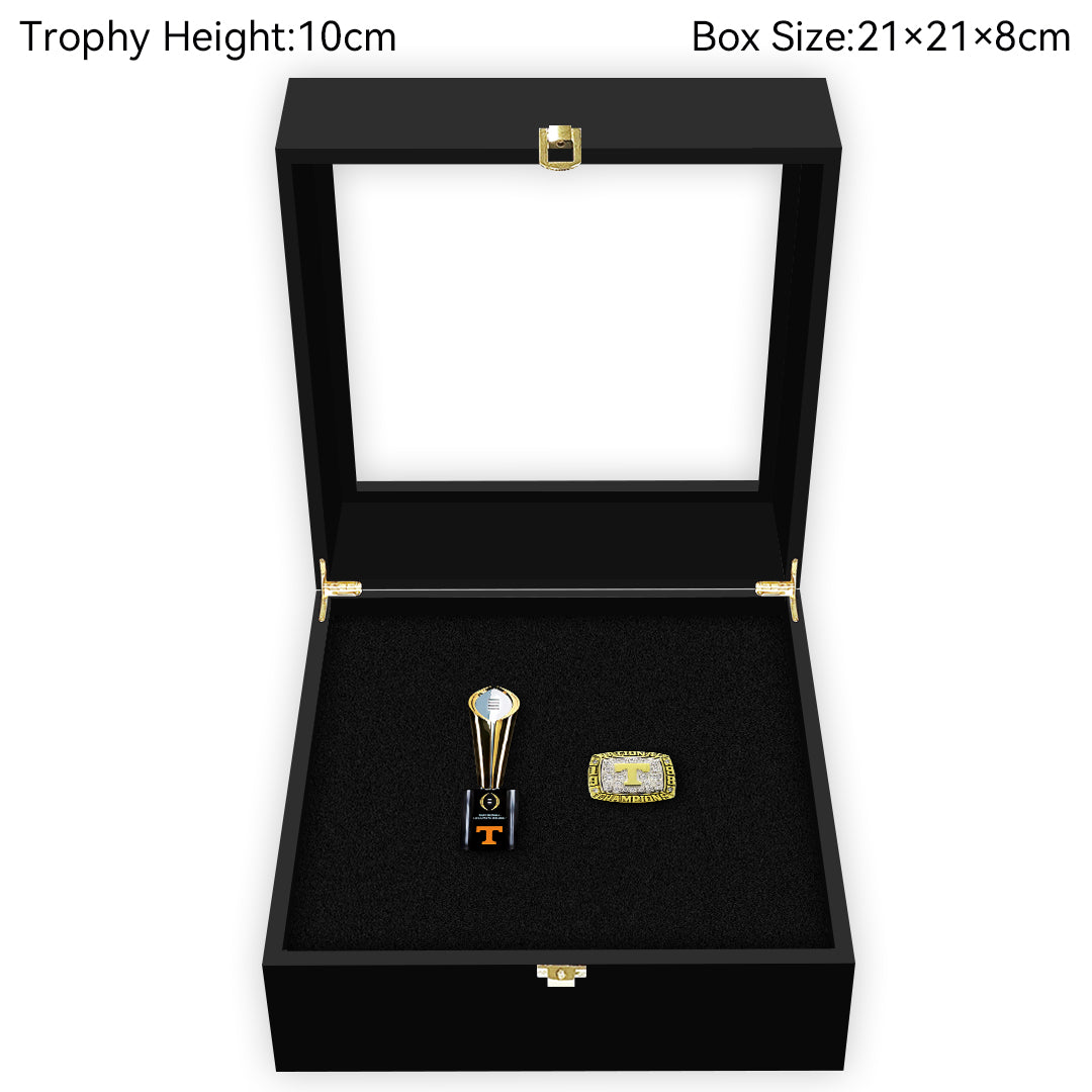 Tennessee Volunteers College CFP National Championship NCAA Trophy&Ring Box