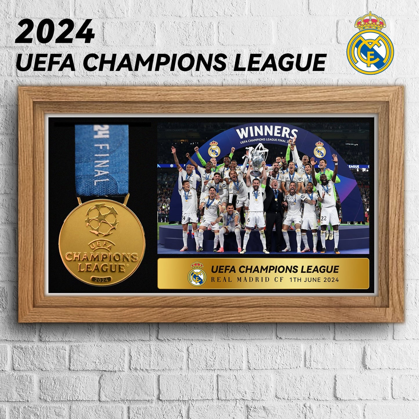 Champions League Trophy(Engrave The 2023-24 Season Champions)