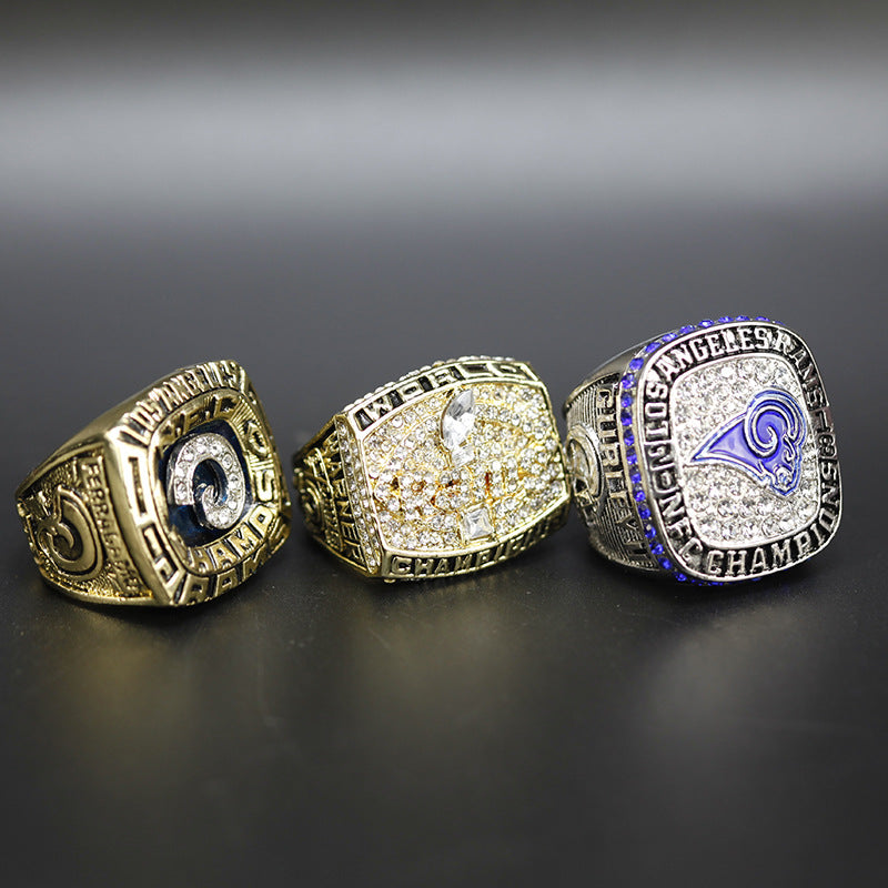 1979NFC/1999/2018NFC St. Louis Rams(Los Angeles Rams) Super Bowl Championship Ring Set