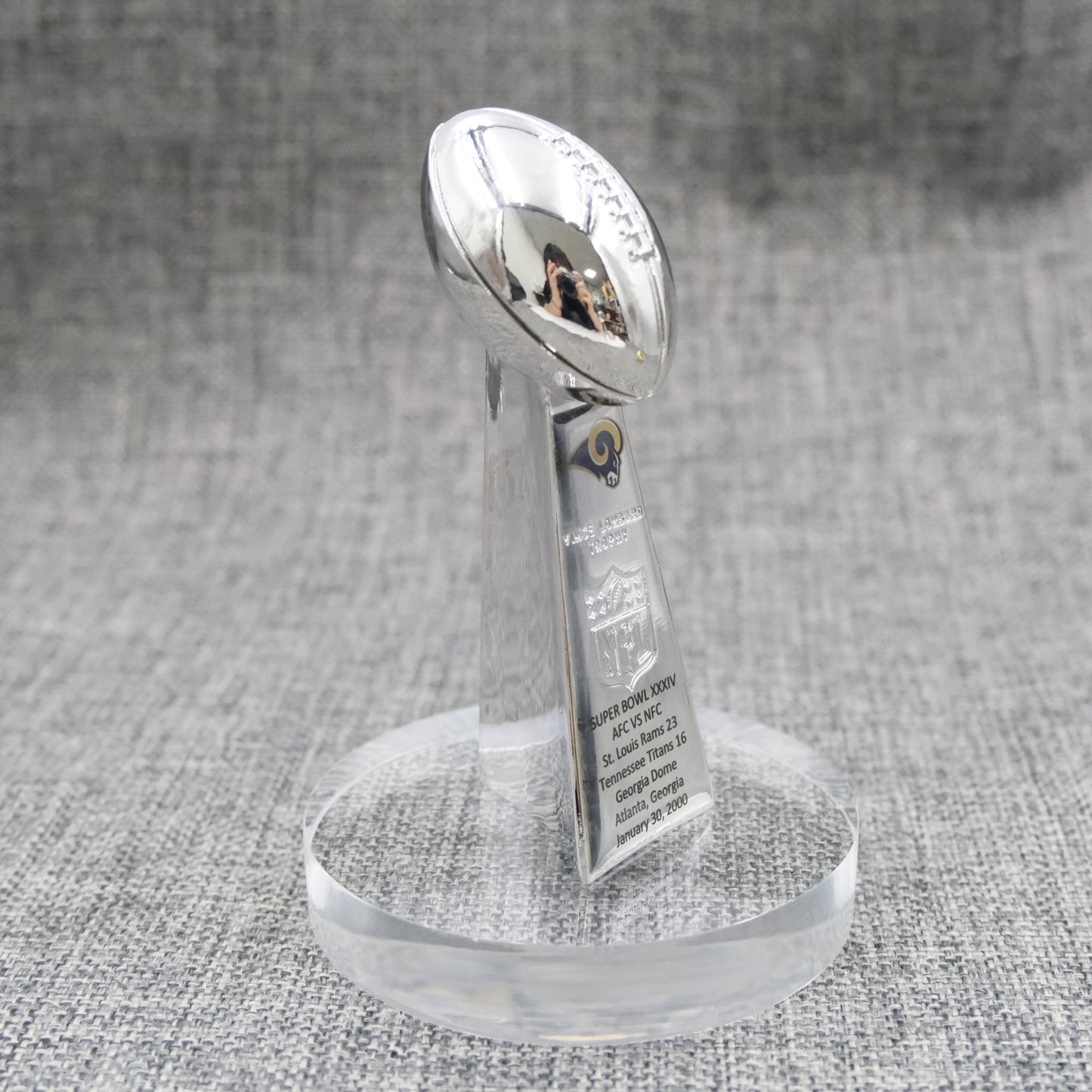 Los Angles Rams Super Bowl Trophy Team Logo