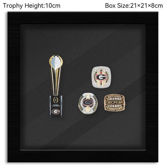 Georgia Bulldogs CFP National Championship NCAA Trophy&Ring Box