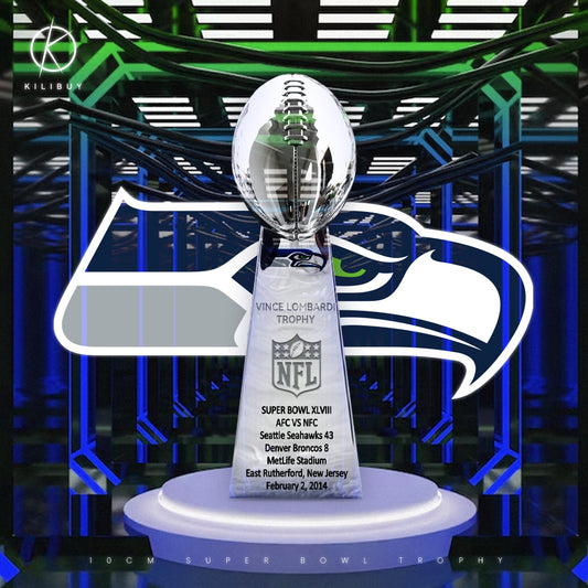 Seattle Seahawks Super Bowl Trophy Team Logo