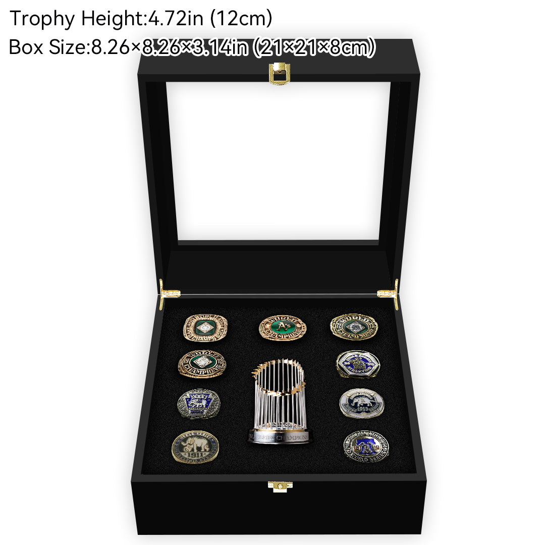 Oakland Athletics MLB Trophy And Ring Box