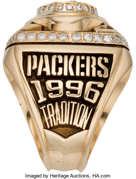 1996 Green Bay Packers Super Bowl Championship Ring