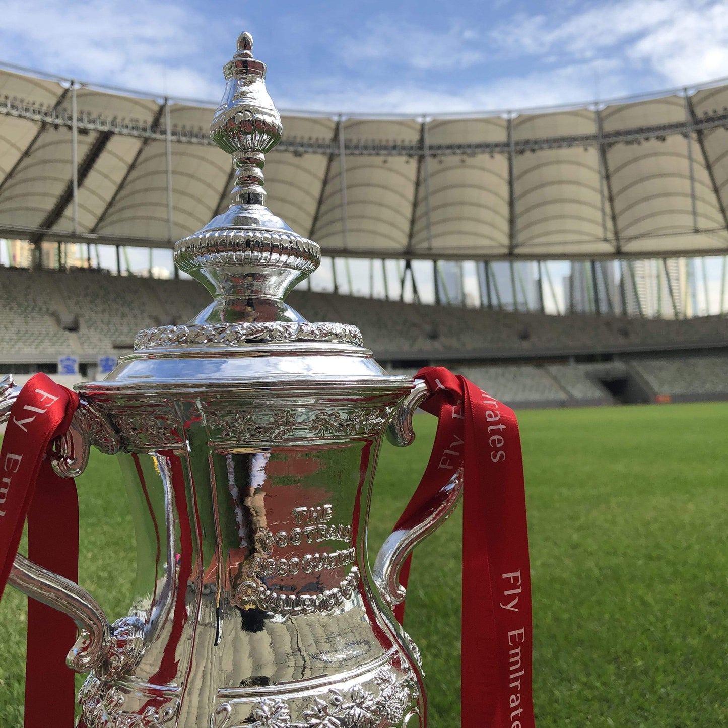 FA Cup Trophy(Indicate what ribbon you want)