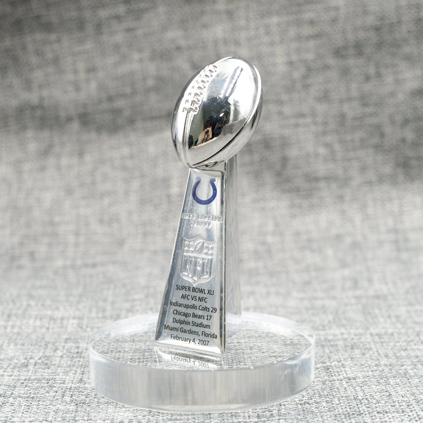 Indianapolis Colts Super Bowl Trophy Team Logo