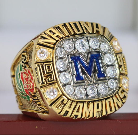 [ Premium Series]Michigan Wolverines College Football Rose Bowl Championship Ring (1997)