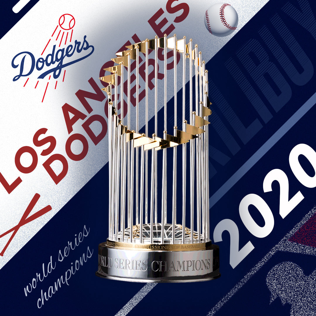 [MLB]2020 World Series Trophy,Los Angeles Dodgers