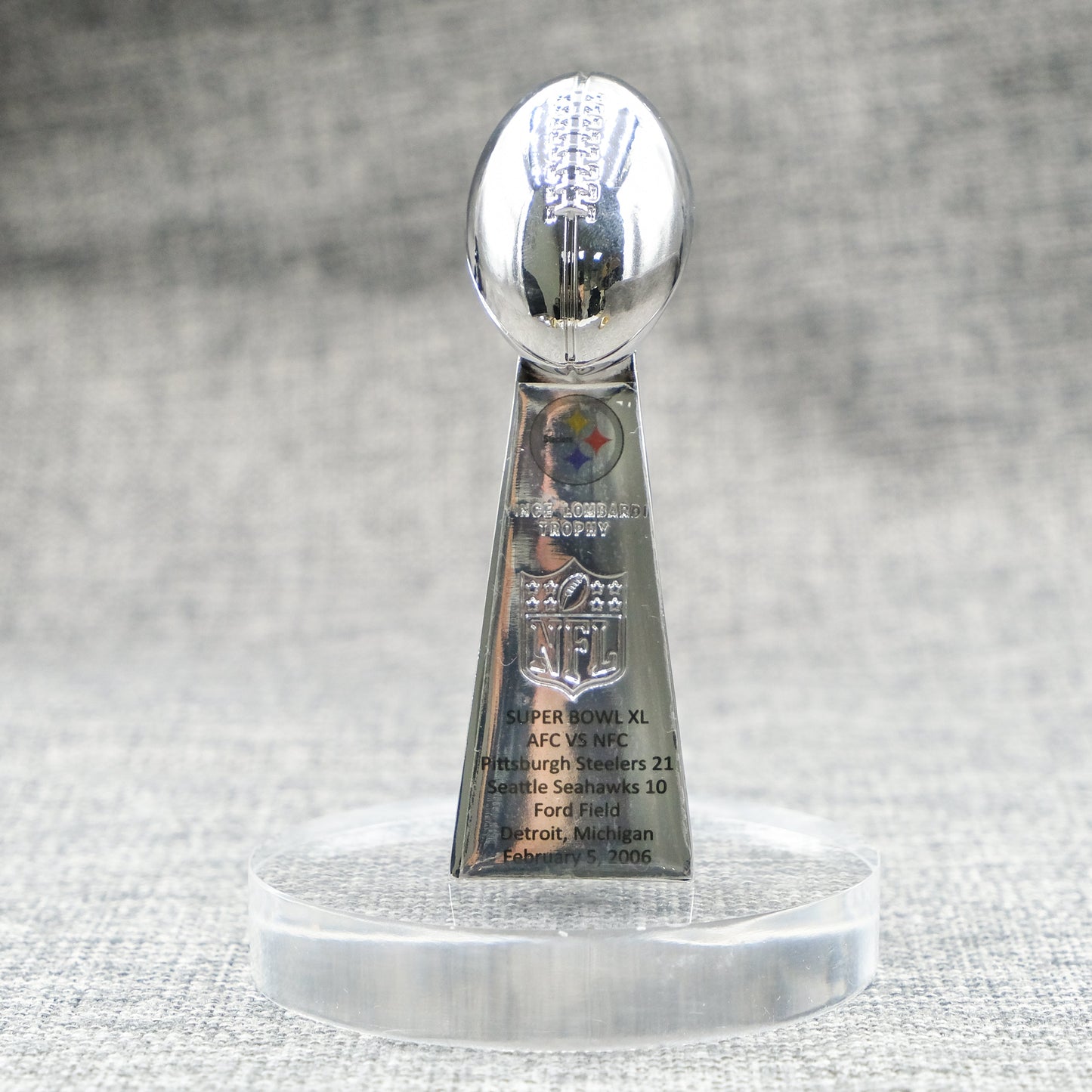 Pittsburgh Steelers Super Bowl Trophy Team Logo