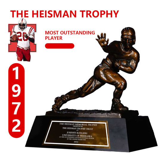 1972 Nebraska Cornhuskers Johnny Rodgers NCAA Heisman Trophy